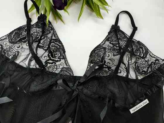 Еротичний комплект з мереживом anais isida set XXL чорний Славута
