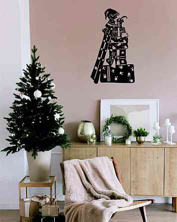 Декоративное настенное Панно «Ельф», Декор на стену 90*53 см, Чёрный Киев