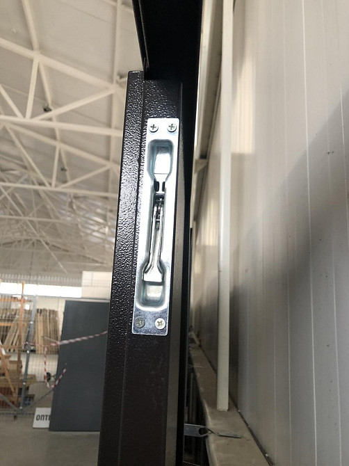 Двері технічні полуторні Метал/Метал, коричневі РАЛ 8019 Київ - фото 4