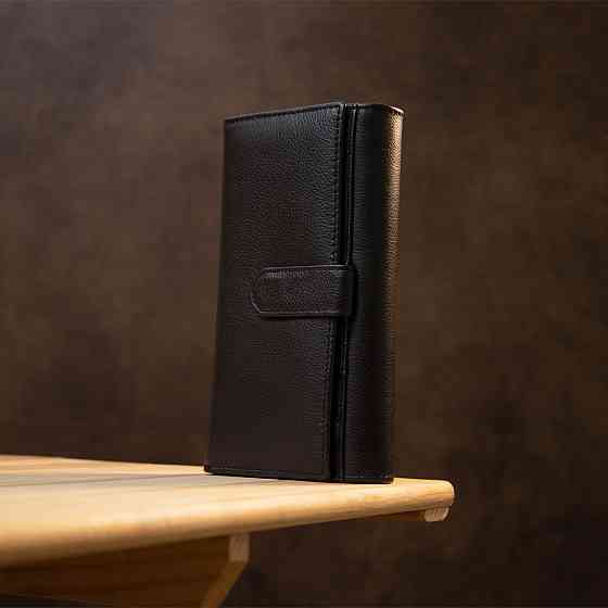 Универсальный женский кошелек ST Leather 19388 Черный Киев