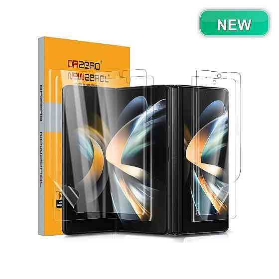 Захисна плівка накладка Orzero для Samsung Galaxy Z Fold 4 5G TPU 4 шт 2 внутрішні 2 зовнішні Антицарапини самовідновна Київ