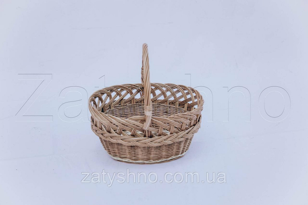 Корзина на Пасху | плетеная корзина на Пасху из лозы | корзинка пасхальная | кошик на пасху Киев - изображение 2