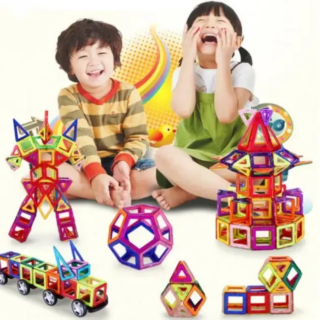 36 деталей Магнитный конструктор, детский 3Д конструктор, конструктор магнитный в чемодане Коломыя - изображение 9