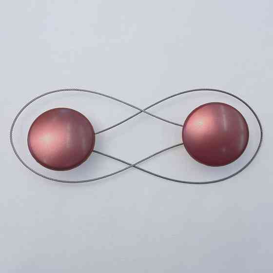 Магниты для штор и гардин Круг 2 шт Коралловый (81-291) Киев