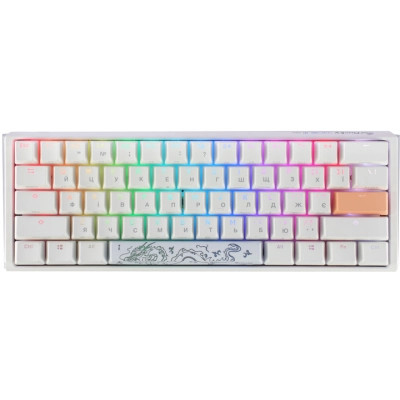 Клавиатура Ducky One 3 Mini Cherry MX Brown RGB UA USB White (DKON2161ST-BUAPXPWWWSC1) Винница - изображение 1