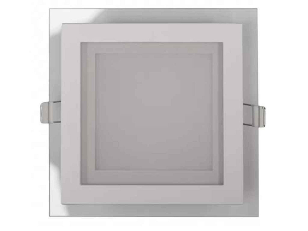 Панель LED квадрат (зі склом) 18W 4000K IP20 (DLSG-18N) ТМ LUXEL Київ - фото 1