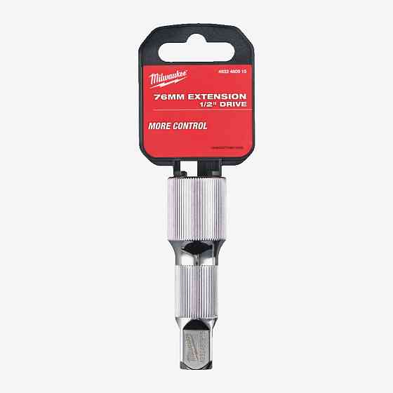 Подовжувач для головок хромований MILWAUKEE 1/2'', 76мм Одеса