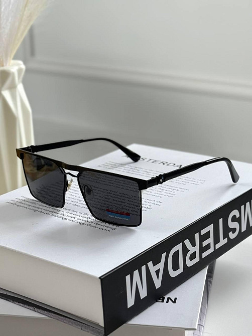 Стильні чоловічі окуляри  BMW з металевою оправою на середнє обличчя Київ - фото 8