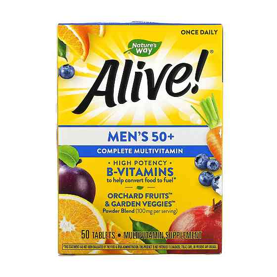 Комплекс для мужчин 50+ Nature's Way Men's 50+ Complete Multivitamin - 50 tabs Луцк