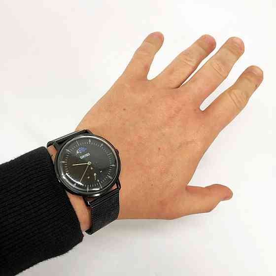 Брендові чоловічі годинники на браслеті SKMEI 9245BK, Кварцові годинник, Стрілецький CN-647 годинник тактичний Київ