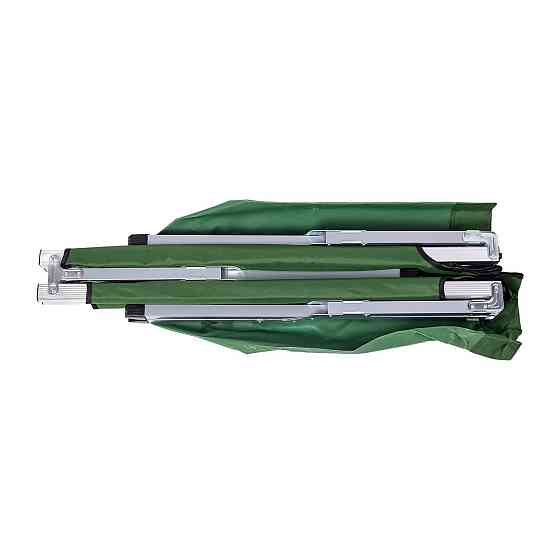 Туристичний розкладний лежак зелений 190x70 см SJ-0021 Київ