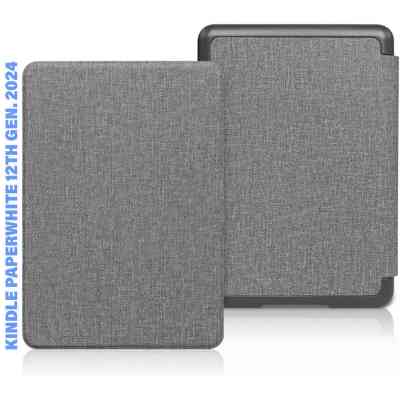 Чехол для электронной книги BeCover Smart Case Amazon Kindle Paperwhite 12th Gen. 2024 7" Gray (712846) Винница