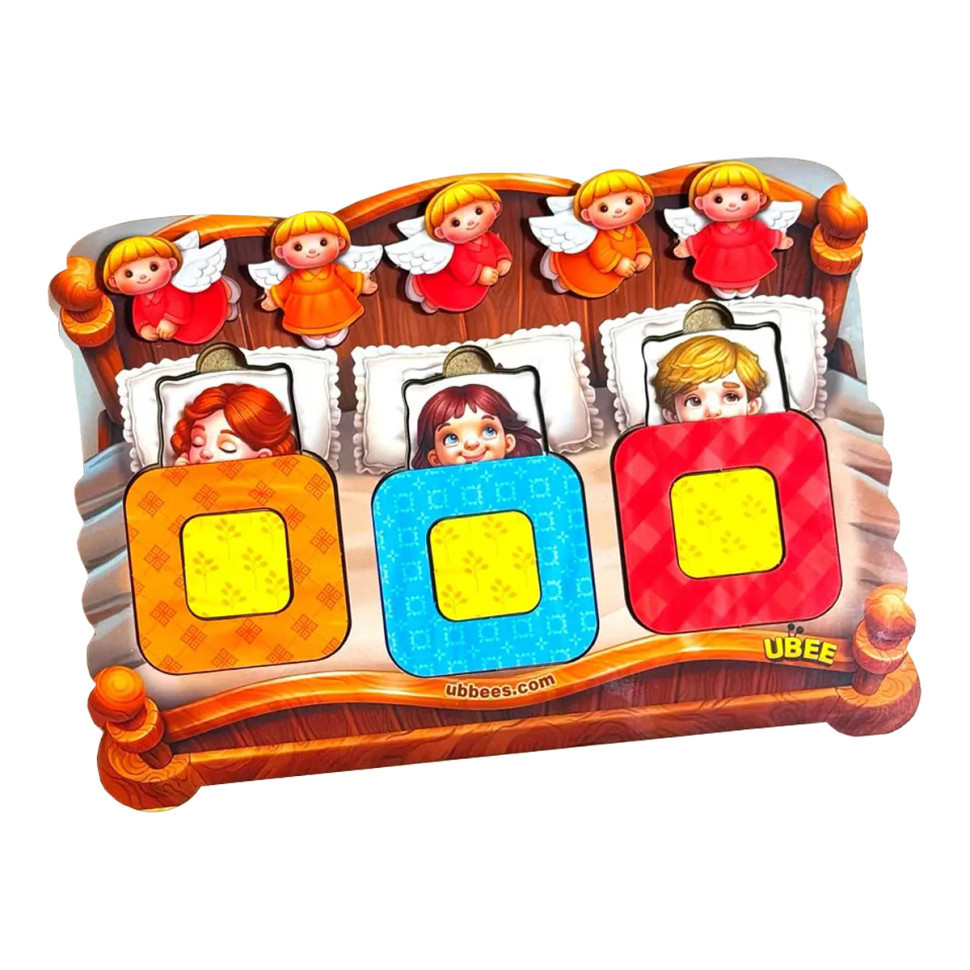 Дидактична гра для дітей "Малюки в ліжечку" PSD303 (ПСД303) Вінниця - фото 1