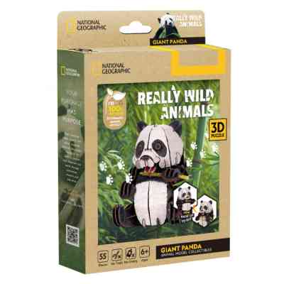 Пазл Cubic Fun трехмерный Дикие животные Панда (DS1181h) Винница