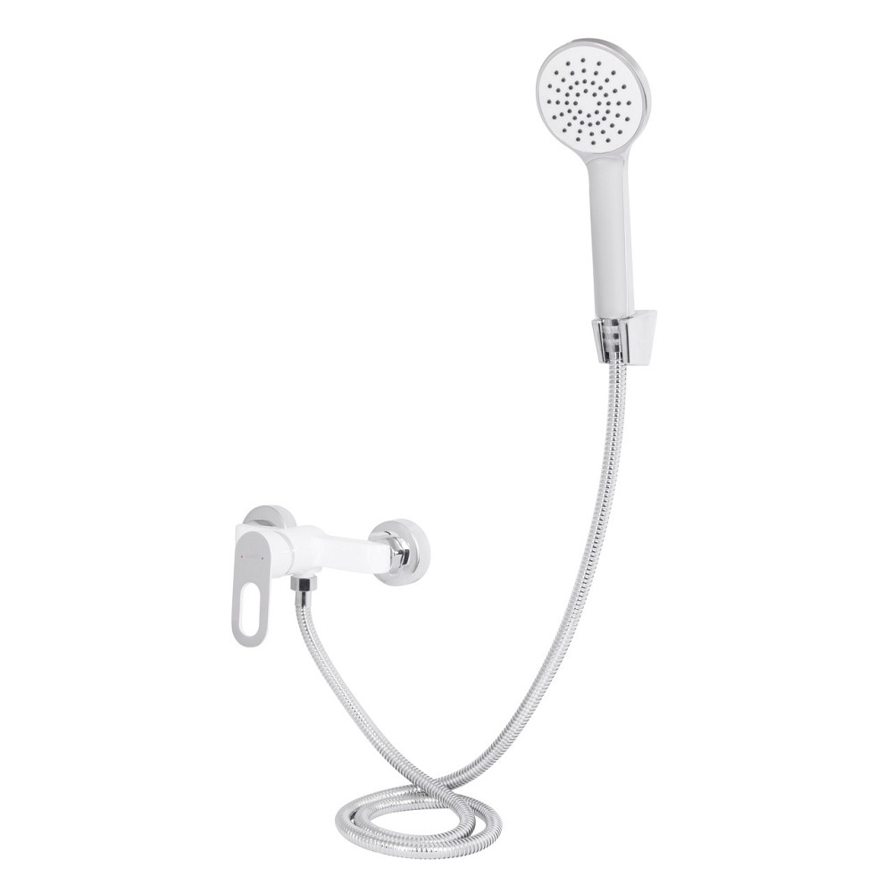 Смеситель для душа Lidz Latwa 010 (с душевым гарнитуром) (k40) LDLAT010WHI45426 White Киев - изображение 13