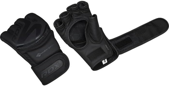 Рукавички ММА RDX F15 Matte Black M Каменское - изображение 8