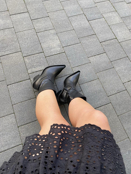 Nikos Черевики жіночі Niko`s 2478 чорні (весна-осінь, шкіра натуральна) (5644) 36 Коломия - фото 8