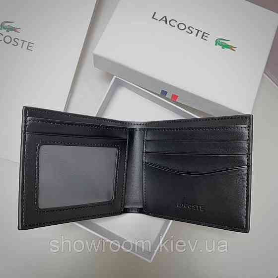 Чоловіче портмоне Lacoste (1714) подарункова упаковка Київ