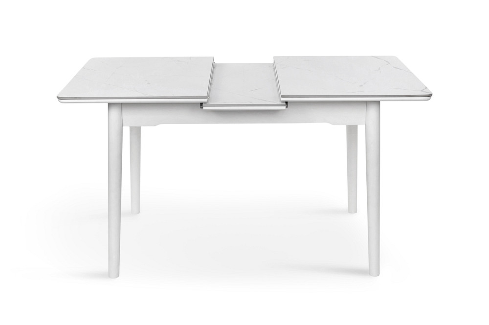 Стіл Нептун 95/125*70 білий/керам мрамор Киев - изображение 1
