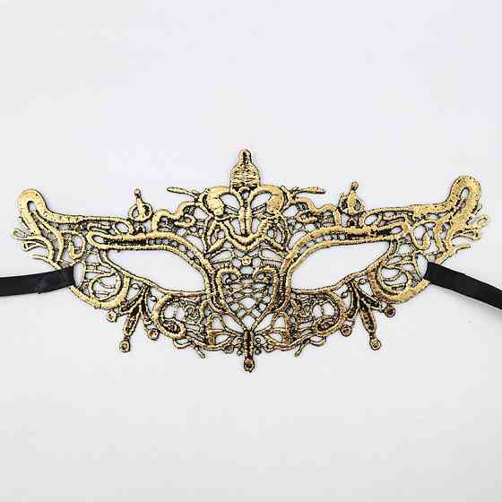 Бал маскарад маска one size золотистий Київ