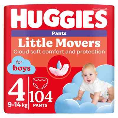 Подгузники Huggies Pants 4 (9-14 кг) для мальчиков 104 шт (5029054568088) Винница