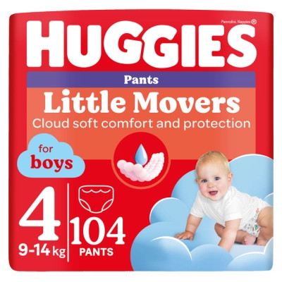 Подгузники Huggies Pants 4 (9-14 кг) для мальчиков 104 шт (5029054568088) Винница - изображение 1