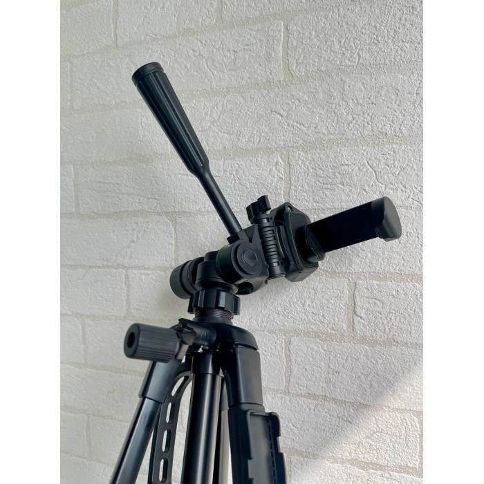 Штатив тренога NeePho NP-8830 не съемная площадка + держатель + пульт + чехол (54-155см) Черный Винница - изображение 6