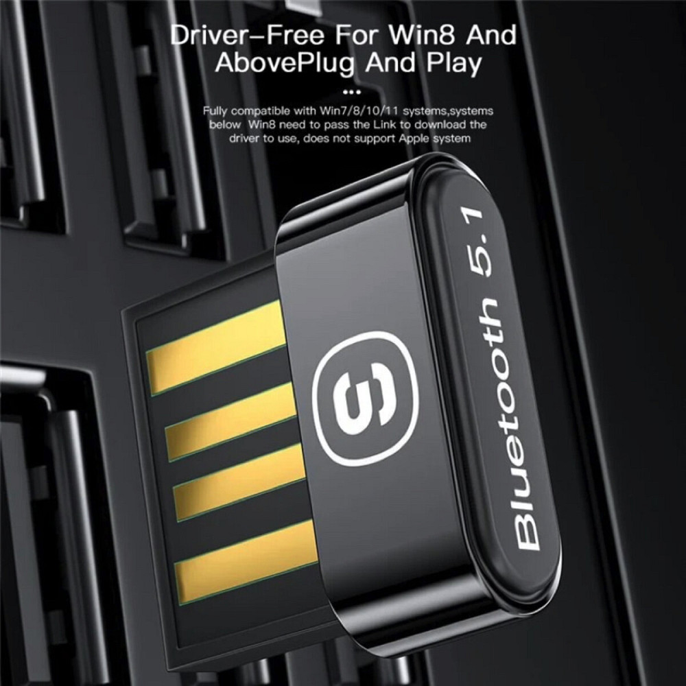 Bluetooth-адаптер  ESSAGER Mini BT5.0 Adapter Black (EBT50-MN01) Киев - изображение 3