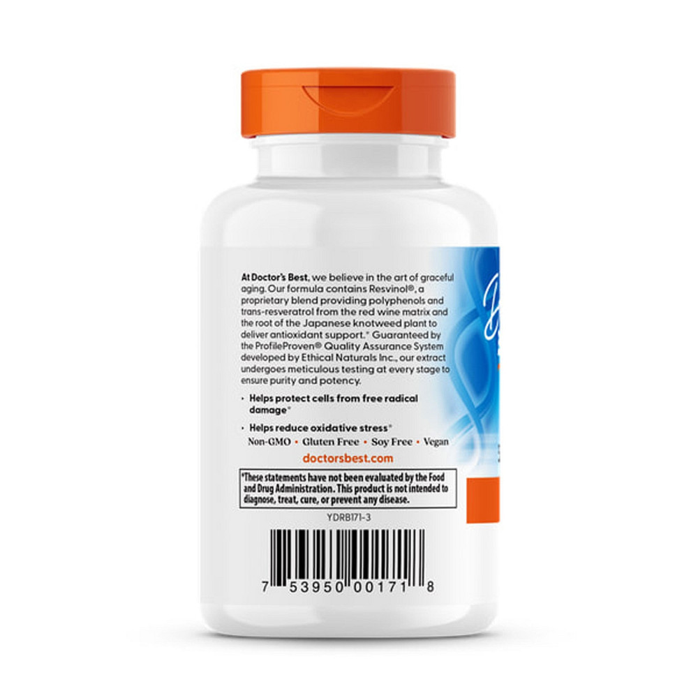 Ресвератрол Doctor's Best Resveratrol 60 капс Киев - изображение 3