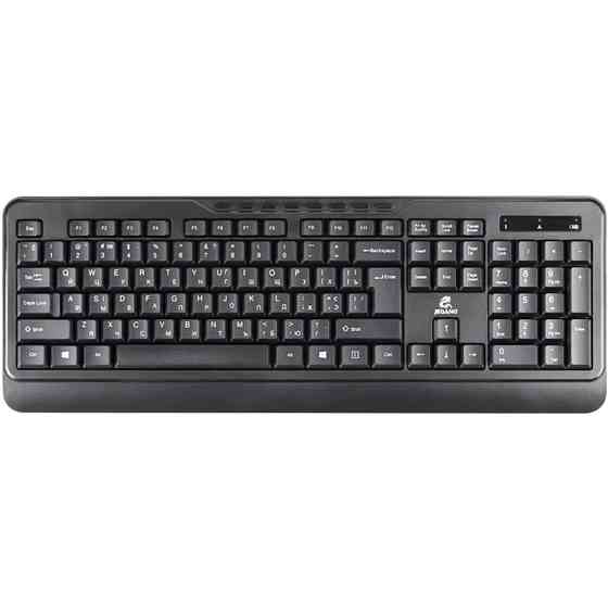 Комплект бездротові клавіатура + миша JEQANG JW-6800 Black Рівне