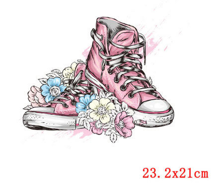 Термонаклейка спортивная женская аппликация Кеды Киев - изображение 1