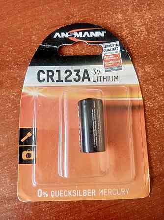 Батарейка Ansmann CR123A (3V) 1 шт Німеччина Полтава