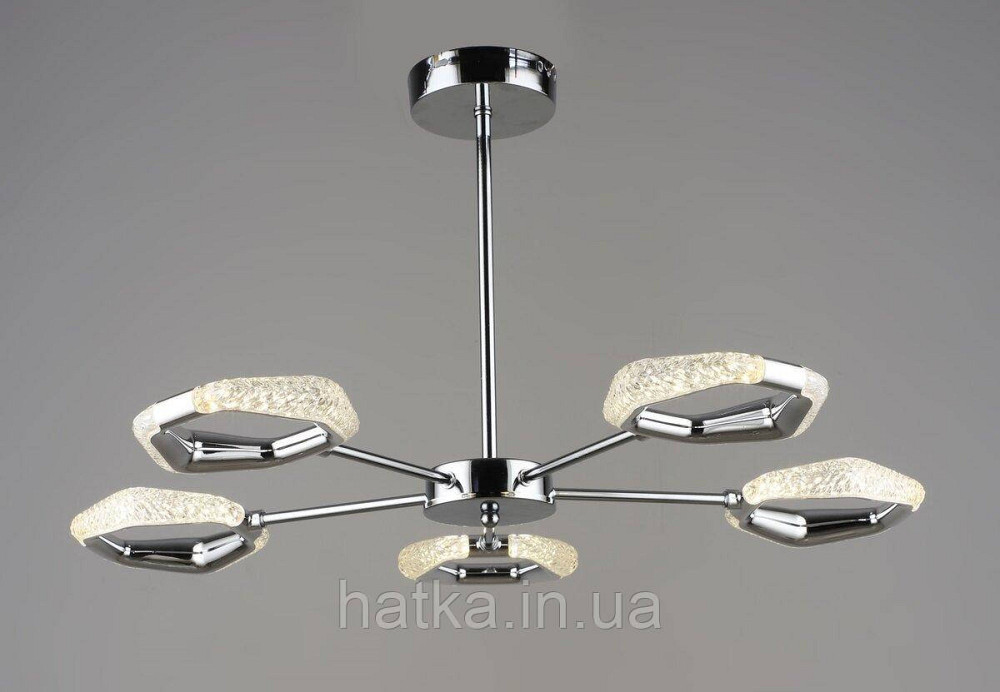 Люстра підвісна світлодіодна Sirius B YH1304/5 CH 30W хромова Київ - фото 1