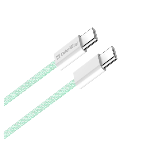 Кабель USB PD Type-C/Type-C ColorWay CW-CBPDCC061-G 3,0A 60W 1м зелений Житомир