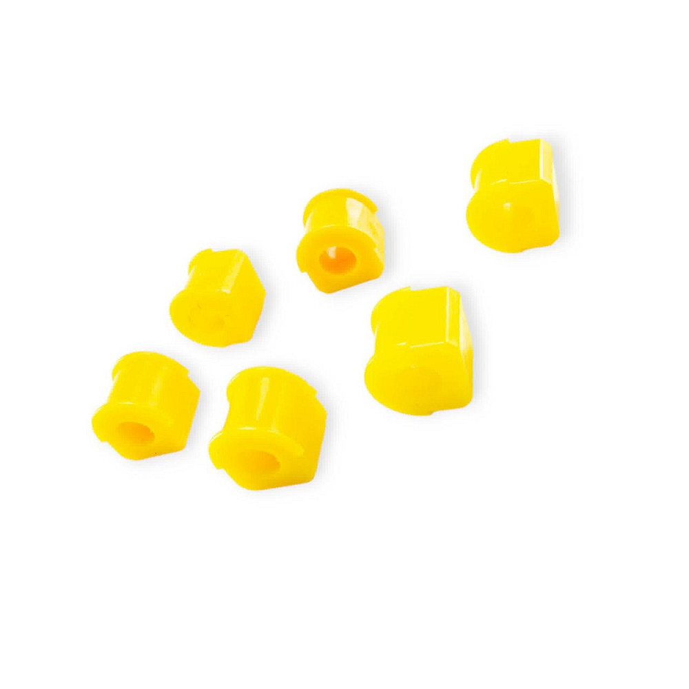 Втулка 2123 переднього поліуретан жовтий (к-кт 6 шт) стабілізатора Мукачево - фото 1