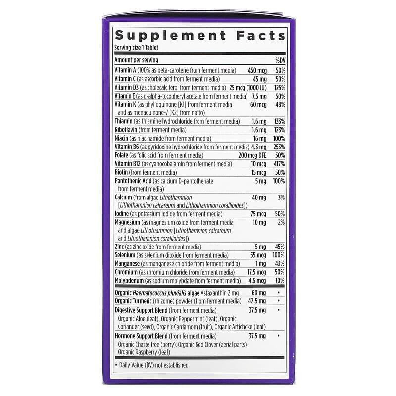 Мультивитамины для женщин 55+ New Chapter One Daily Multi 72 таб Киев - изображение 2