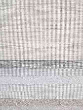 Шпалери вінілові на флізеліні Sintra Simmetria однотонні структурні тонка смужка бежеві 523643 Київ