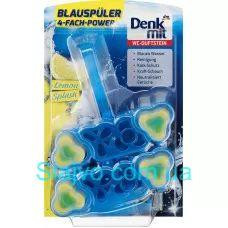 Блок у туалет Лимонній сплеск Denkmit, 2 St (Німеччина) Denkmit WC-Reiniger Duftstein Blauspüler Lem Львів - фото 1