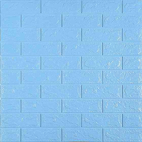 3D панель самоклеющаяся 700x770x5мм кирпич Голубой (005-5) SW-00000297 Днепр