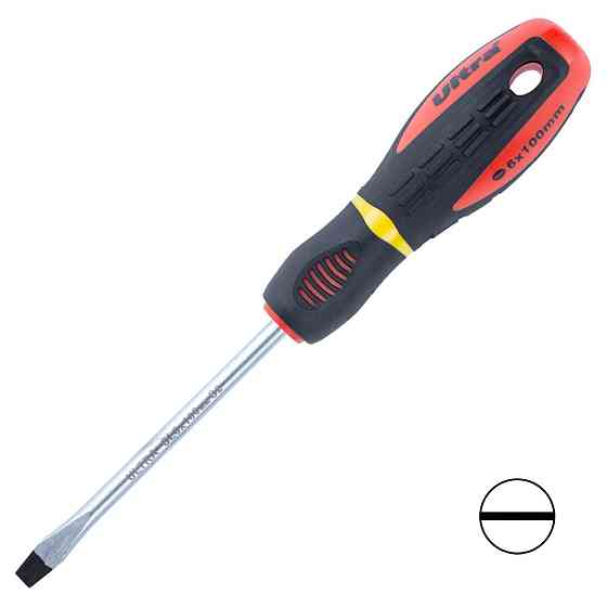 Отвертка шлицевая SL 6.0×100мм S2 Profi ULTRA (4000252) Киев