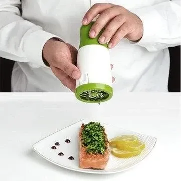 Ручний подрібнювач для зелені Herb Grinder для петрушки, кинзи, м'яти 6х7.3х17 см Київ