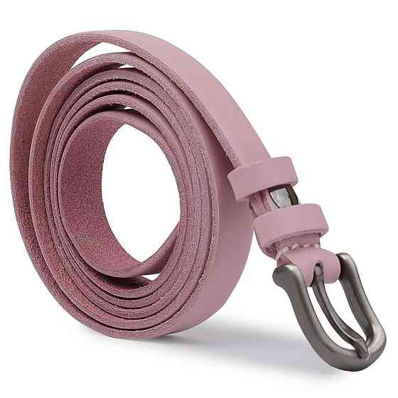 Тонкий женский ремень Vintage 20769 Розовый Киев