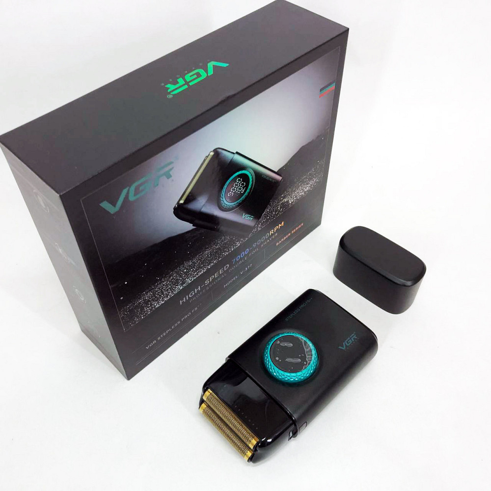 Вологостійка електрична бритва VGR V-377, Професійний шейвер-електробритва, Електробритва для бороди HM-55 Львів - фото 18