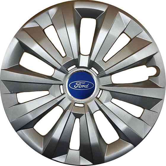 Автомобильные модельные колпаки R15 Ford 346 4шт, SJS, серебряные Киев