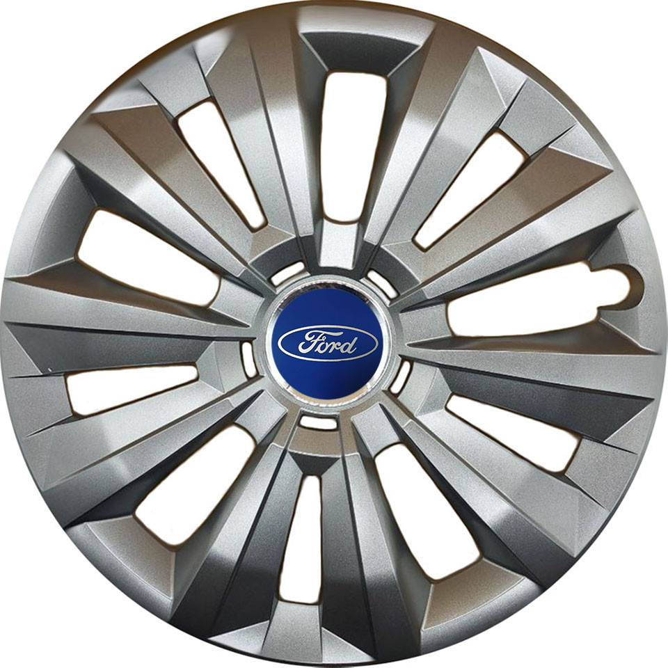 Автомобильные модельные колпаки R15 Ford 346 4шт, SJS, серебряные Киев - изображение 1