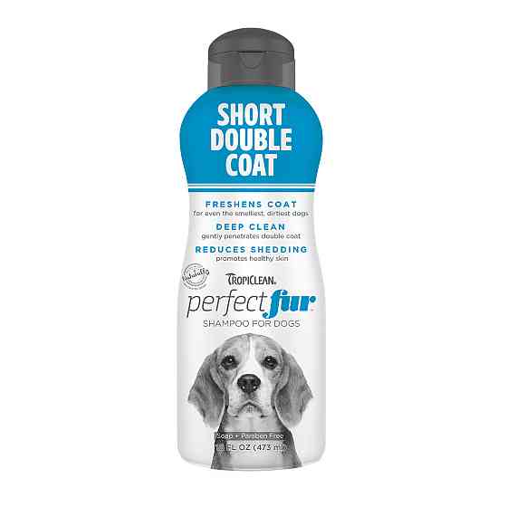 Шампунь для собак с короткой шерстью TropiClean Perfect Fur Short Double Coat, 473 мл Винница