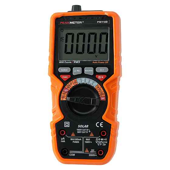 Мультиметр цифровий багатофункціональний PROTESTER PM118B Одеса