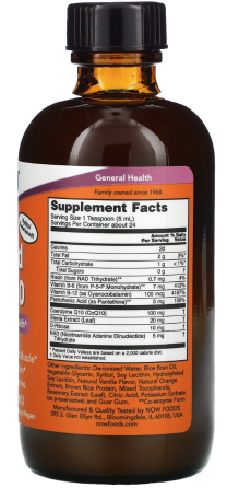 Коензим Q10 Now Foods Liquid CoQ10 100 мг 118 мл Киев