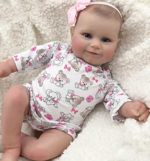 Реалістична Лялька Реборн Дівчинка Домініка 50 см. Харьков - изображение 2