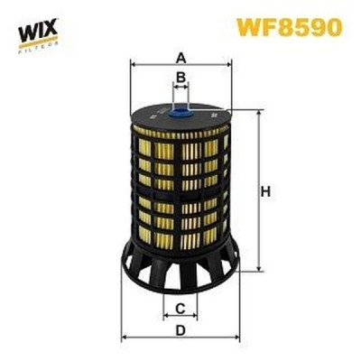 Фильтр топливный Wixfiltron WF8590 Винница - изображение 1